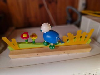 Perchero infantil madera granja
