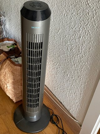 Ventilador Torre Cecotec Negro/Gris