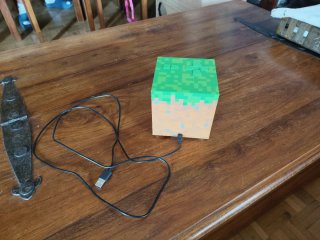 RELOJ DESPERTADOR MINECRAFT