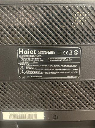 TV Haier 32 Negra