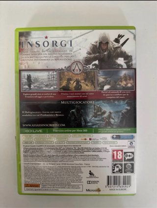 Assassin's Creed 3 Xbox 360