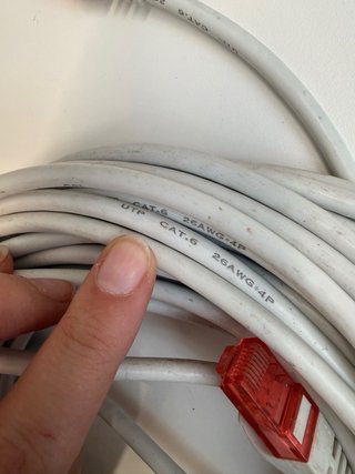 Cable de red Ethernet largo
