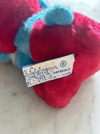 Peluche Puffo Vintage Peyo 1982 Wallace Berrie