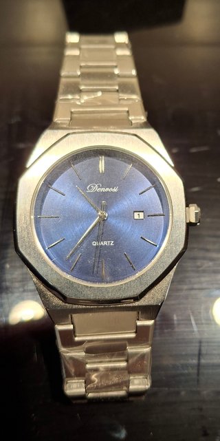 Orologio Denvosi Uomo Quarzo Blu Argento