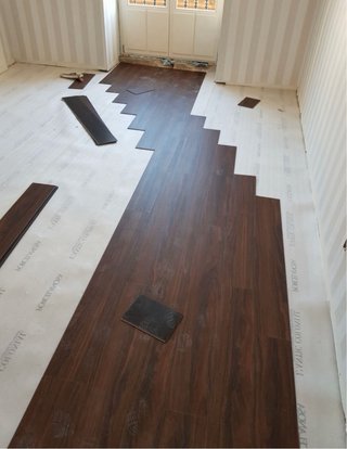 Instalación de tarima flotante