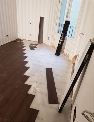 Instalación de tarima flotante