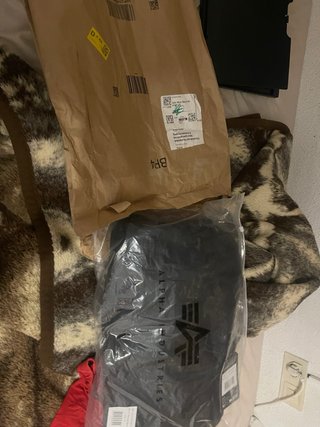 Chaqueta Bomber Negra Alpha Industries