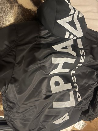 Chaqueta Bomber Negra Alpha Industries