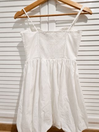 Vestido blanco de tirantes