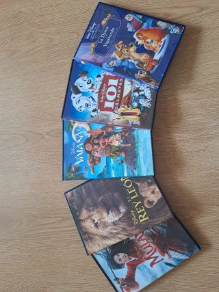 5 Películas Disney DVD (Español)
