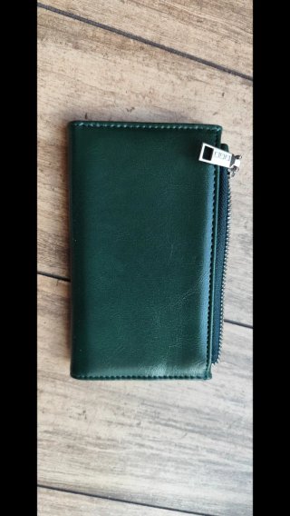 Monedero Misako Verde Compacto
