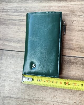 Monedero Misako Verde Compacto