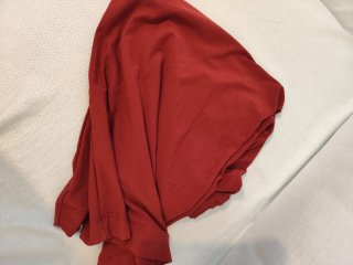 Pantalón culotte rojo talla única