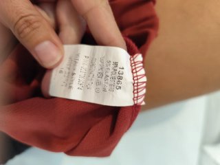 Pantalón culotte rojo talla única