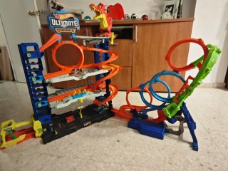 Lote Pista Hot Wheels Ultimate Garage