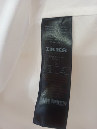 Camisa blanca  de Ikks. Talla 38