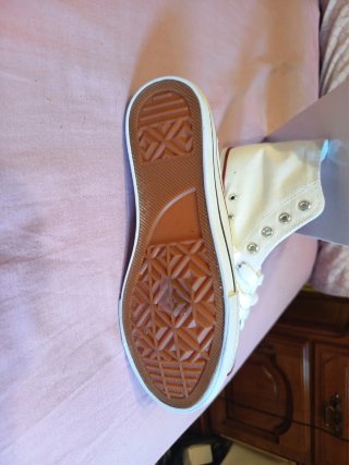 Zapatillas blancas altas talla 36