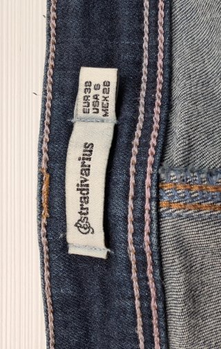 Vaqueros mujer rectos tobilleros talla 38