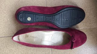 Bailarinas serraje granate talla 37