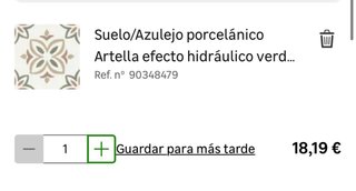 Baldosa Hidráulica Leroy Merlin