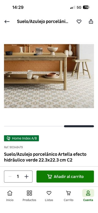 Baldosa Hidráulica Leroy Merlin