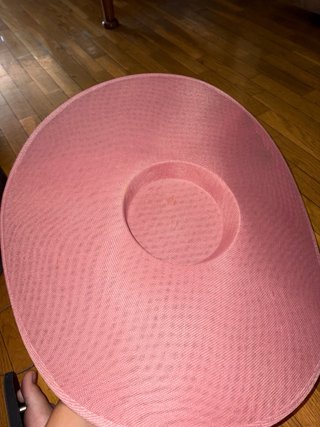 Pamela tocado boda rosa nude, utilizada una sola v