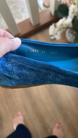 Mocassini Gucci Blu Donna