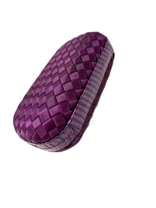 Bolso Pouch Knot Morado Bottega Veneta