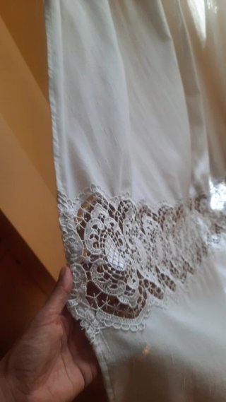 Cortinas para ventana de 2,57 x 2,45 blanco.