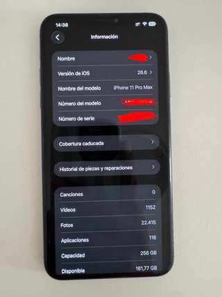 iPhone 11 Pro Max Space Gray | Batería Nueva