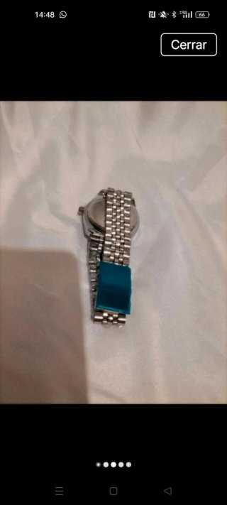 Reloj KASRLU Hombre Verde/Plata Nuevo