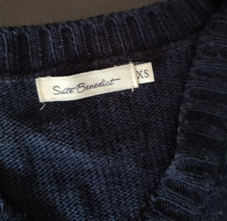 Maglioncino Suite Benedict Argyle Blu/Verde XS