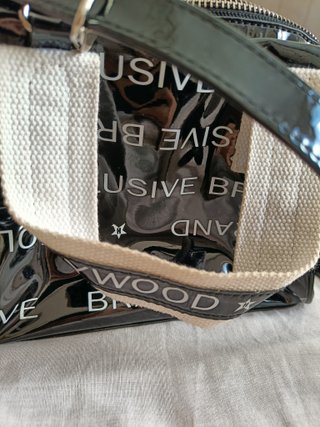 Borsa Hollywood Milano Vernice Nera Y2K