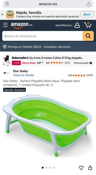 Bañera Portátil bebé