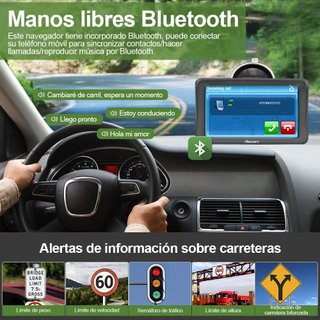 AWESAFE NAVEGADOR GPS 7” BLUETOOTH 48 PAÍSES EURO
