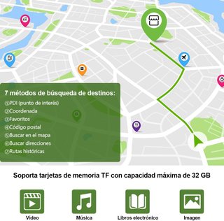 AWESAFE NAVEGADOR GPS 7” BLUETOOTH 48 PAÍSES EURO