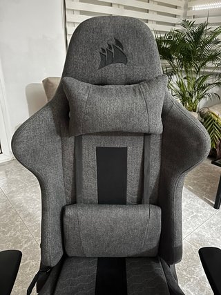 Silla Gaming Corsair TC100 Gris/Negro