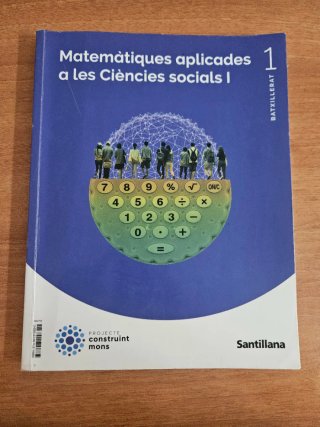 Matemàtiques aplicades a les Ciències Socials I...