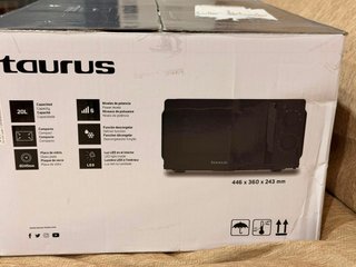 Microondas Taurus Ready Black 20L 700W  A ESTRENAR