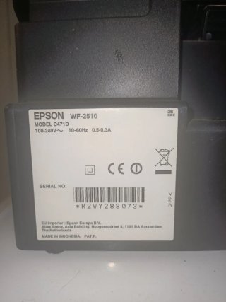 Impresora Fax WiFi Epson WF-2510 Negra