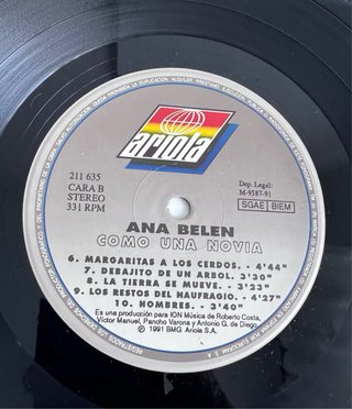 Ana Belén - Como una Novia / vinilo original