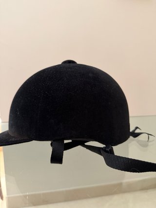 Casco infantil de hípica negro
