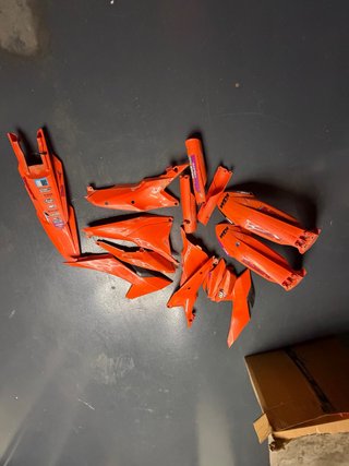 Kit Plásticos KTM EXC 2024-2026 Naranja.