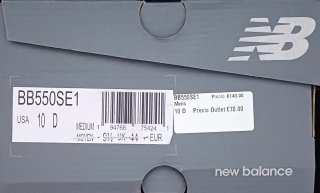 Zapatillas New Balance 550 Blancas y Rojas
