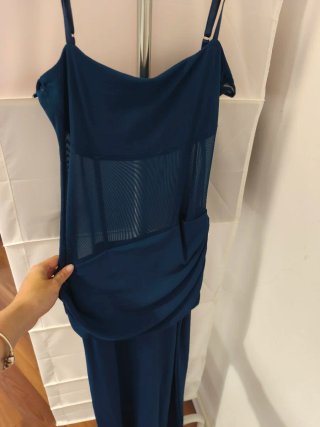 Vestido azul Zara para eventos