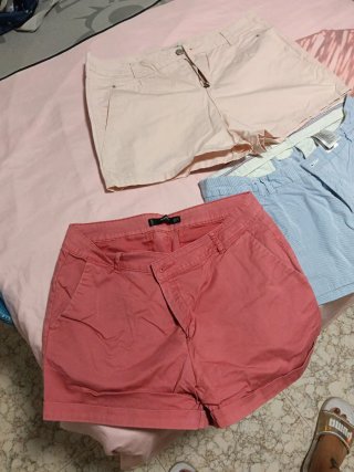 Lote 3 pantalones cortos