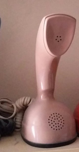 Teléfono Antiguo Ericofon Rosa-marron