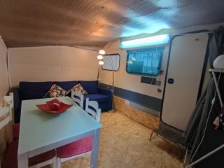 Caravana fija camping la Sureda, montseny