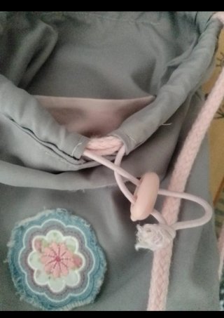 Mochila pequeña con cordones guardería