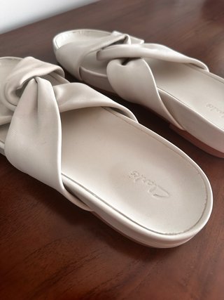 Sandalias Clarks Mujer Talla 37 Blancas
